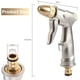 thumbnail image 2 of Pistola rociadora para manguera de jardín con boquilla de latón, aleación de zinc de alta presión para riego de plantas, limpieza, lavado de autos y ducha para mascotas, 2 of 6