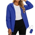 thumbnail image 2 of Sheghy Womens Hooded Waterproof Zip‑Up Raincoat‑Style Windbreaker for Everyday Urban Wear, 2 of 6