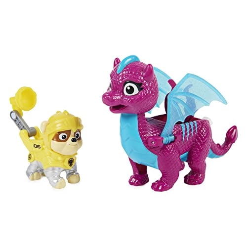 Conjunto de figuras de acción Paw Patrol Rubble y Dragon Blizzie Juguetes para Niños a Partir de 3 Años