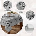 thumbnail image 5 of Grey Butterfly Table Cloth Waterproof Tablecloths, Vintage Boho Spring Floral Botancial Tablecloth Dining Table Cover for Kitchen Party Tabletop Outdoor, Rectangle Tablecloth 52x70 Inch, 5 of 9
