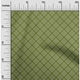 thumbnail image 2 of oneOone Cotton Cambric Green Fabric Geometric Dress Material Fabric Print Fabric By The Yard 42 Inch Wide, 2 of 5
