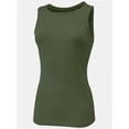 thumbnail image 2 of Womens Sleeveless Crew Neck Tank Tops Fashion Summer Casual Basic Slim Fit Racerback Top Shirt Blouses, 2 of 5