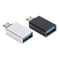 thumbnail image 2 of Adaptador convertidor USB Micro OTG para ordenador portátil, teléfono, PC, Gamepad, carga de transferencia de datos, 2 uds., 2 of 8