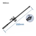 thumbnail image 1 of Mosiee Rotating Video Live Bracket Microphone Stand Boom Arms Extension Crossbar 55Cm Tripod Live Broadcast Equipment, 1 of 8