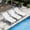 White, variant on CDCASA Oversized Outdoor Chaise Lounge Chair with 5-Level Adjustable Backrest & Hidden Cup Holder, PP Resin Waterproof Patio Lounge Chairs for Outside(White, Set of 1)