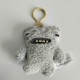 thumbnail image 3 of Big Tooth Cute Tooth Monster Pendant, Funk Tooth Treasure, Ugly Cute Monster Doll, Plush Keychain, 3 of 4