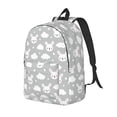 thumbnail image 1 of Fotbe Rabbit And Cloud Mochila de Lona con Estampado, Mochila Duradera, Mochila Versátil de Alta Calidad, Mochila Compacta Vintage-Small, 1 of 5