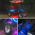 thumbnail image 4 of LEDGlow 12pc Million Color SMD LED Golf Cart Underbody Underglow Lighting Kit with Canopy. Wheel Well & Interior Lights, 4 of 10