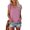 Red, variant on Tops for Women Fashion Short Sleeve Round Neck Stripe Printed T Shirt Blouse Loose