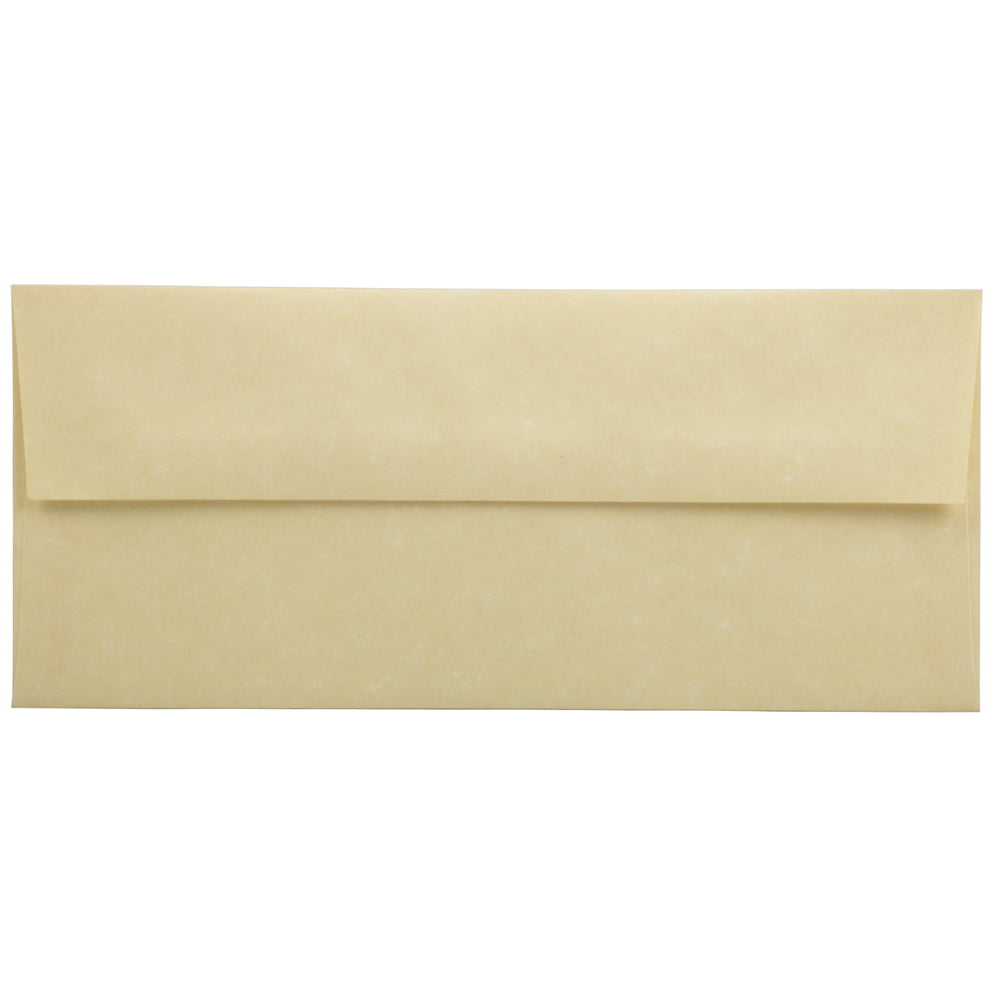 JAM PAPER #10 Business Parchment Envelopes - 104.8 x 241.3 mm (4 1/8
