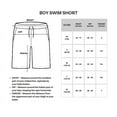 thumbnail image 6 of Real Essentials 3-Pack: Boy's Swim Board Shorts Trunks with Drawstring Beach UPF Swimwear Surf Swimming Short for Boys, 6 of 6