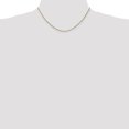 thumbnail image 2 of 10k Yellow Gold 1.25mm Spiga Chain Necklace Pendant Charm Wheat, 2 of 9