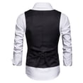 thumbnail image 4 of AliExpress Amazon Summer New Men‘s Solid Color Suit Vest British Slim-fit Large Size Vest, 4 of 7