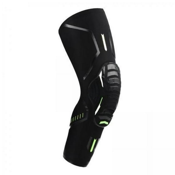 2x Rodillera Deportiva Rodillera Acolchada Con Absorción De Impactos Para Boxeo Ciclismo Fútbol L Negro