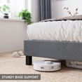 thumbnail image 4 of Danolapsi Full Size Bed Frame with Adjustable Headboard,Platform Bed Frame with Wood Slat Support,Mattress Foundation,No Box Spring Needed,Anti-Slip and Noise-Free,Easy Assembly,Gray, 4 of 7