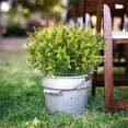 thumbnail image 3 of relayinert 2pcs/set Low Maintenance Artificial Plant Home Decoration To Clean Artificial Flowers yellow 1Set, 3 of 6