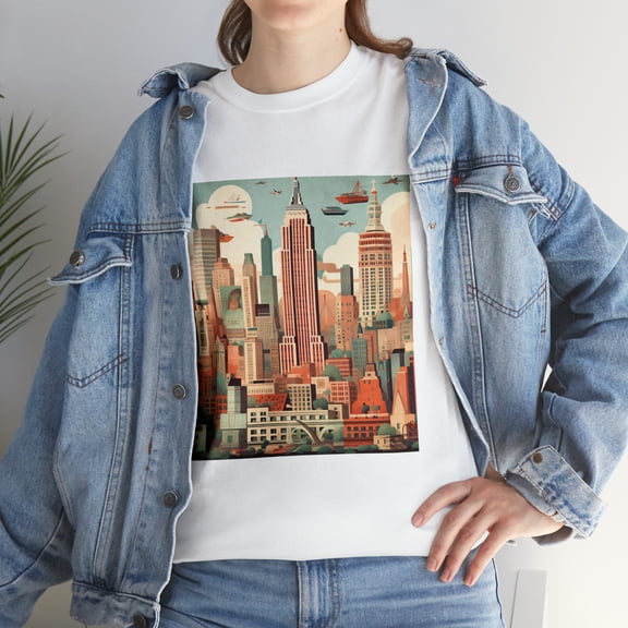 Manhattan New York Urban Wanderlust Unisex Explorer Tee