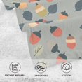 thumbnail image 5 of Yayeee 100% Cotton Hand Towels for Bathroom 16" x 28" Soft Absorbent Kitchen Towel, Gray Acorns Pattern, 5 of 7