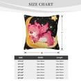 thumbnail image 4 of ZICANCN Teddy Bear Moon Mood Star Decorative Throw Pillow Covers, Bed Couch Sofa Decorative Knit Pillow Covers for Living Room Farmhouse, 22"x22", 4 of 8