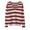Red, variant on Busydd Womens Sweaters Trendy Knit Cotton V Neck Sweaters for Women Striped Long Sleeve Pullover Women Sweaters Casual Round Neck Fall Ladies Sweaters S