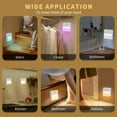thumbnail image 3 of Wiher Magnetic Motion Sensor Night Light, Stick-on Rechargeable LED Warm Night Lights Stepless Dimming for Bedroom, Hallway, Kitchen, Bathroom,2 Pcs, 3 of 10