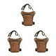 thumbnail image 3 of Riñonera compacta Qarigey para motocicleta bolsas múltiples peso ligero cinturón impermeable para hombre Marrón claro, 3 of 6