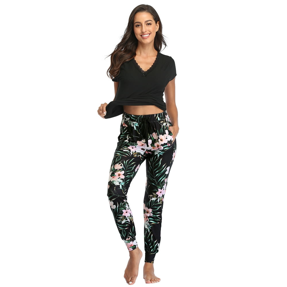 jogger pj set womens