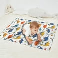 thumbnail image 2 of Colorful Dinosaurs Bones Pattern Blanket,Comfortable Soft Lamb Wool Throw Blanket,All Season,Warm Lightweight Blankets for Sofa Bed Couch Living Room Chair,30"x40", 2 of 4