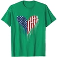 thumbnail image 5 of Vetsdori July 4th Shirts for Women Short Sleeve American Flag Pullover Independence Day Summer Graphic Red White and Blue , Casual Red White and Blue Womens Tops Crew Neck, 5 of 5