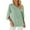 Green-C, variant on Penkiiy Womens Casual Lightweight Cardigans Open Front Short Sleeve Cardigan Summer Cover Up XL White