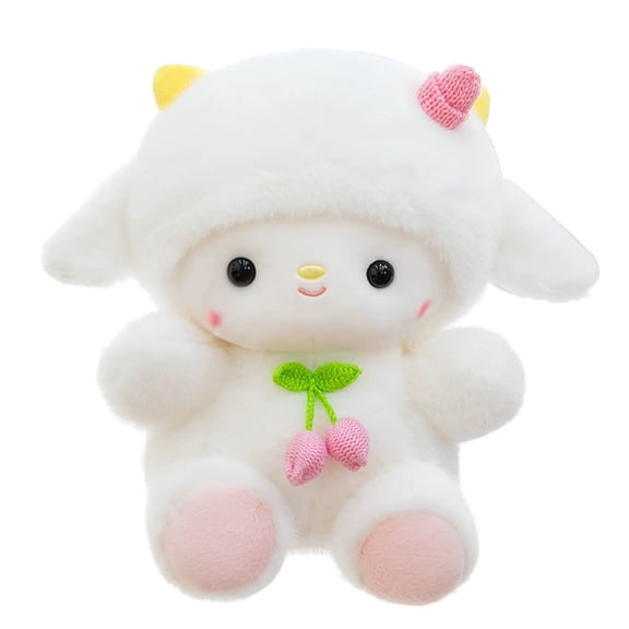 Plumora Cute Lamb Plushies for Toddlers - Soft Stuffed Animal, Birthday Gift, Easter Celebration, and Cuddly Fun Toy