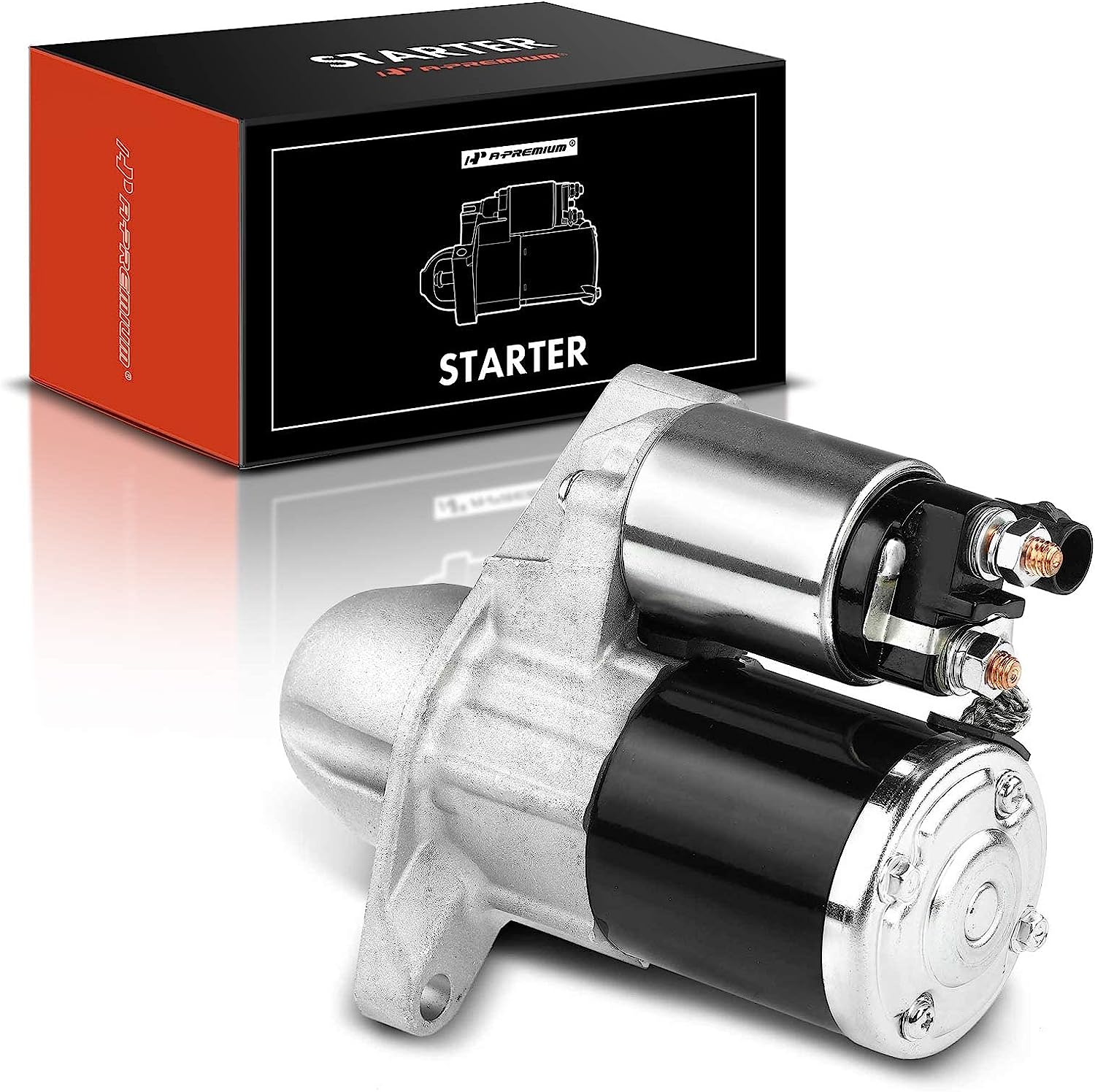 A-Premium Starter Motor Compatible with Chrysler 200 15-17 & Jeep Cherokee 14-19 Renegade 15-20 & Fiat 500X 16-18 & Ram ProMaster City 15-20 L4 2.4L 12V 1.4KW 10 Teeth Clockwise Replace# 410-48301