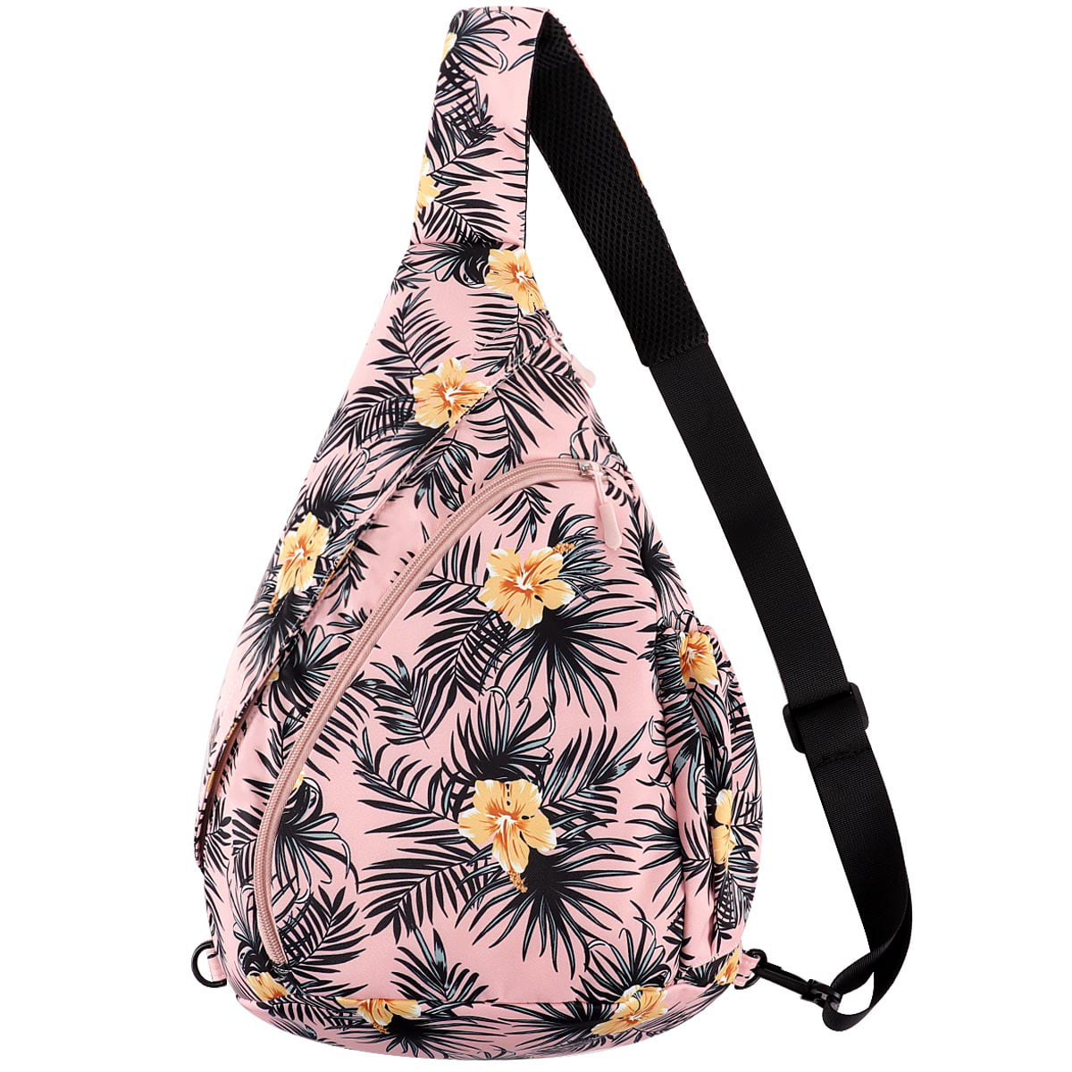 Unisex Sling Bag Crossbody Sling Backpack Mutilpurpose Shoulder Daypack with Adjustable Strap for Women Men Boys Girls