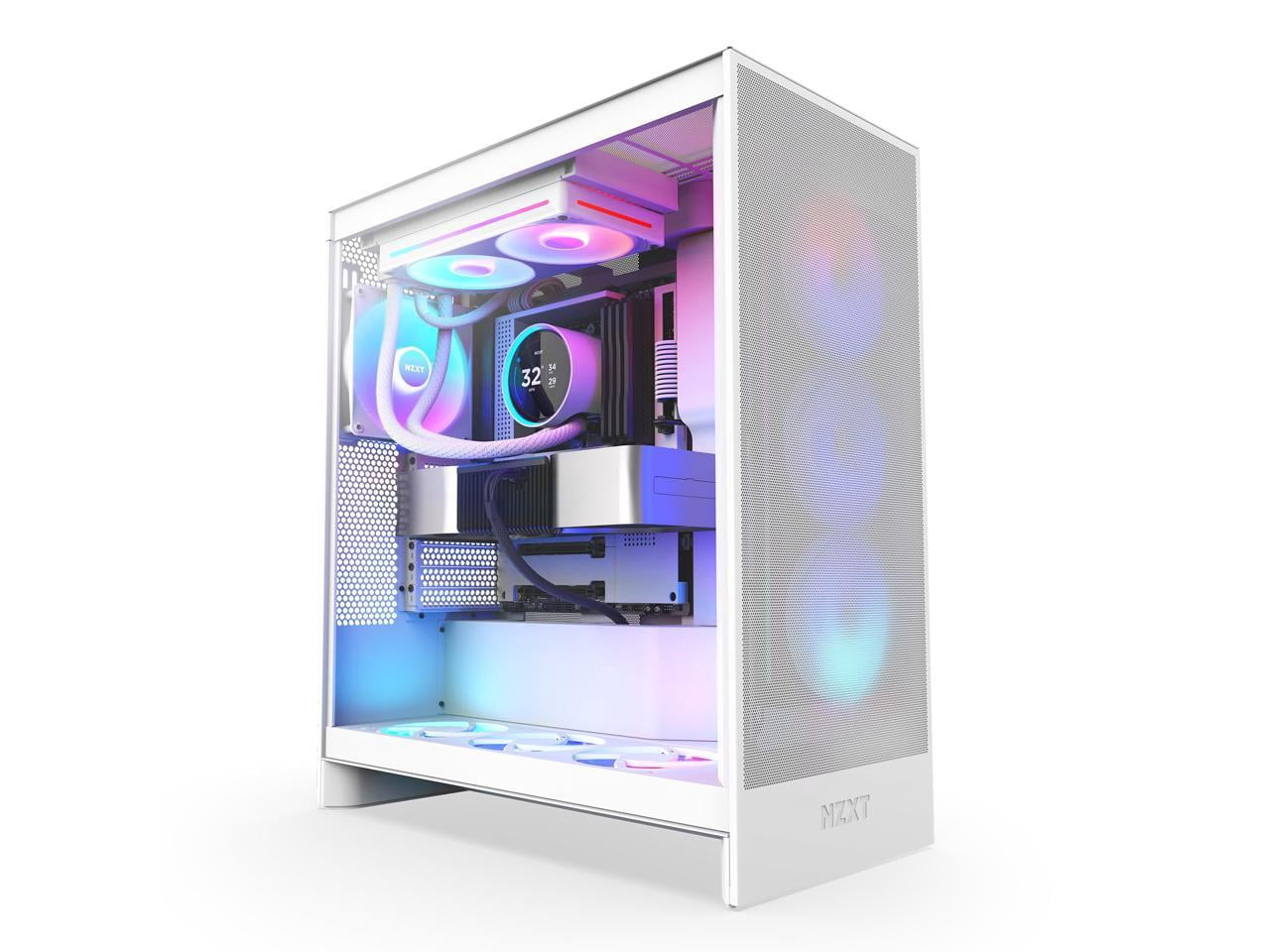 KRAKEN ELITE RGB 280 WHITE AIO LIQUID COOLER WITH IPS LCD & STATIC PRESSURE FANS Intel Socket LGA 1851, 1700 & 1200/115X AMD Socket AM5, AM4