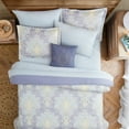 thumbnail image 3 of Modern Threads Annabella Bed-in-a-Bag, 8-Piece, King, Gray Geometric, 3 of 7