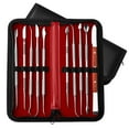 thumbnail image 2 of Carver Juego De Talladores De Cera De Acero Inoxidable, Tallador De Cera De Doble Extremo Con Estuche De Almacenamiento, Kit De Herramientas Para Encerar, 10 Uds., 2 of 7