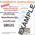 thumbnail image 3 of 2017 Toyota Prius C Performance Beam Wipers (Set of 3) w/Rear Wiper, 3 of 3