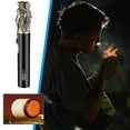 thumbnail image 4 of Kieccall Multifunctional Metal Butane Lighters 360 Degree Inverted Use 1300 Degree High Temperature Regulable Flame Refillable Gas Lighter Without Fuelss, 4 of 5