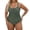 Army Green, variant on SGMVNU Women's Plus Size 1 Piece Swimsuits Tummy Control Bathing Suits Twist Front Ruched Wrap Swimwear Monokinis (Orange, Size XL)