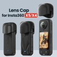 thumbnail image 2 of Crazyview - Tapa protectora de silicona para lente de cámara Insta 360 X5, funda protectora de silicona antipolvo y antiarañazos, accesorio protector suave para lente O0P6, 2 of 7