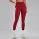 thumbnail image 5 of Pantalones de yoga de mujer de color nude y cintura alta: secado rápido, realzan las caderas, sin líneas incómodas, nailon y spandex, ropa deportiva, tallas S-L, 5 of 7