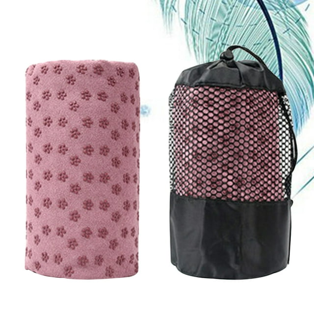 TABLETREANDS Colchoneta De Yoga Antideslizante Rosa Para Pilates Y Fitness Con Material Ecológico Y Resistente