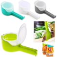 thumbnail image 1 of Clip para bolsa de alimentos de 4 piezas, clip sellado para almacenamiento de alimentos con puerto basculante, perfecto para almacenamiento y organización de alimentos en la cocina ER, 1 of 3
