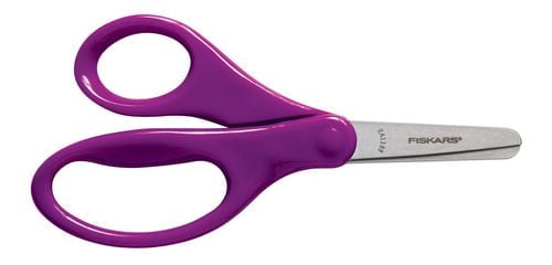 Fiskars Blunt-Tip 5" Kids Scissors, For ages 5+