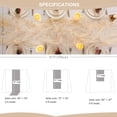 thumbnail image 3 of 10FT Table Runner, Sequin Glitter Sheer Chiffon Gauze Cheesecloth Runner 120 Inch, Party Decorations for Wedding Anniversary Birthday Graduation Christmas Holiday, 3 of 8