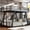 Black, variant on PureDashio Full Over Full Bunk Bed, Metal Bunk Bed with 2 Side Ladders & Guardrails, No Box Spring Needed, Low Profile Bunk Bed, Black