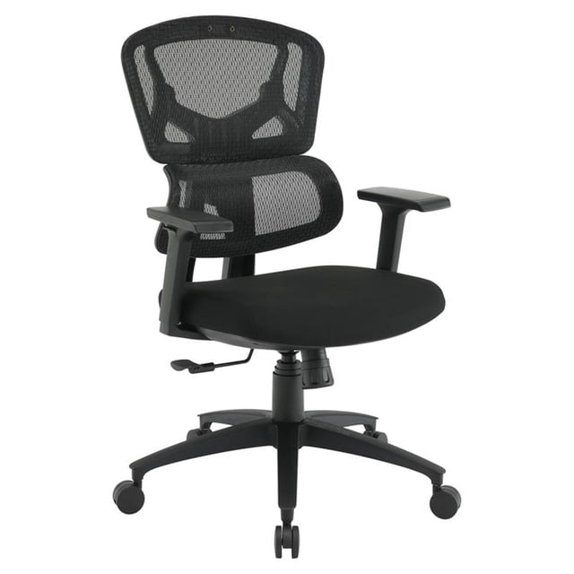 Scranton & Co Mesh Back Manager's Chair with Lumbar Support and Tilt Control