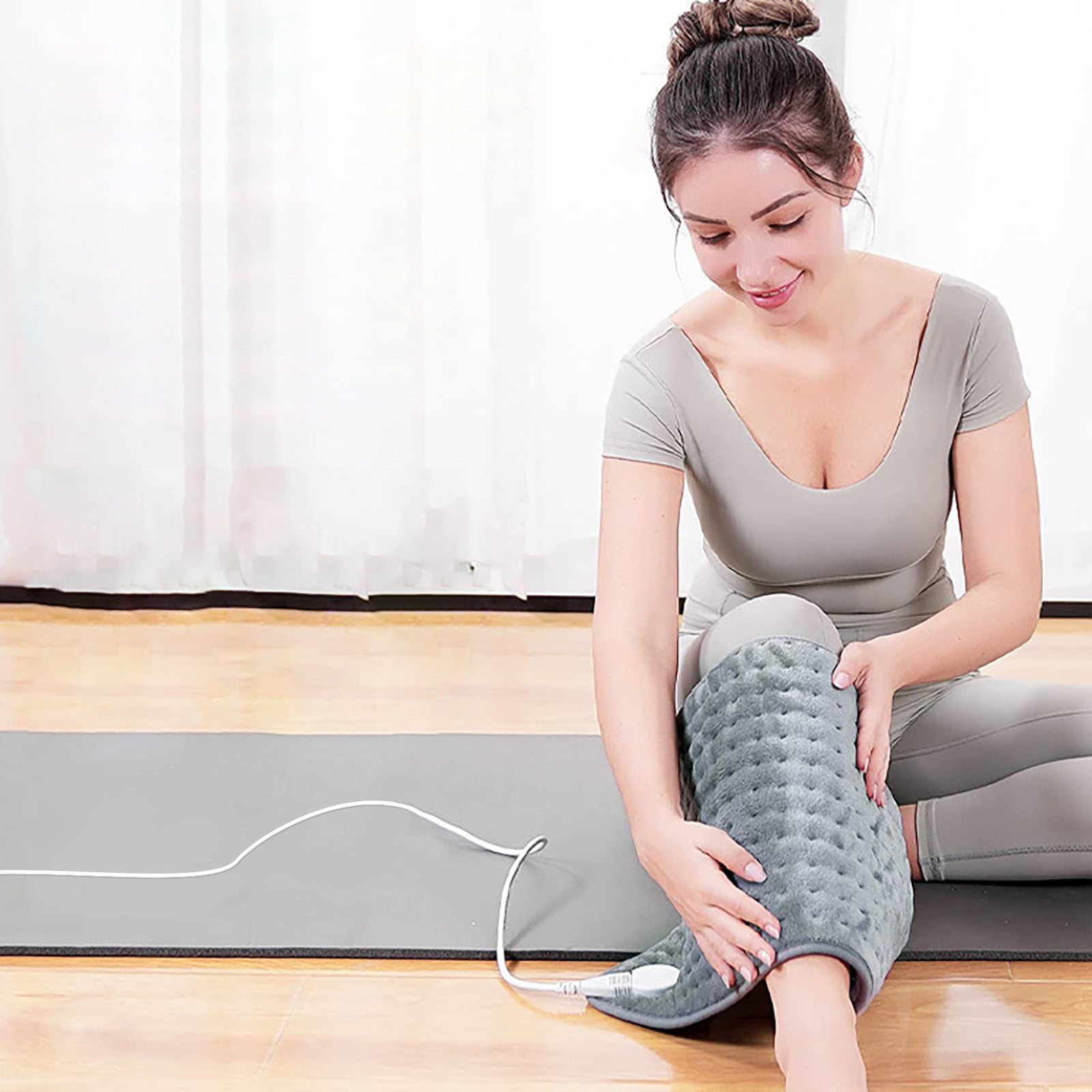 YHAICO Electric Blankets Heating Pad & Foot Warmer,6 Temperature Settings & 3 Settings,Washable Fast Heated Feet Warmers,Heating Pad for Back,Shoulders,Abdomen,Legs