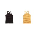 thumbnail image 1 of (2-Pack) Rinsvye Children Vest Sleeveless Undershirt Pure Tank Tops Girls Lightweight Breathable Summer, 1 of 3