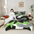 thumbnail image 4 of Homewish Soccer Football 2pcs Bedding Comforter Set for Teens Female Men,Abstract Geometric Twin Comforter Sets,Sport Theme Breathable Bedding Set,Microfiber Bedroom Decor,Reversible, 4 of 8